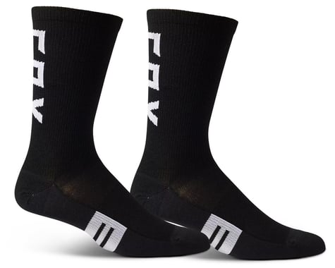 Fox Racing 8" Flexair Merino Socks (Black) (L/XL)